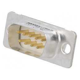 Conector D-Sub 9 Pin Soclu Tată Montare Panou 5A | Electronic-mag.ro | Componente Electronice