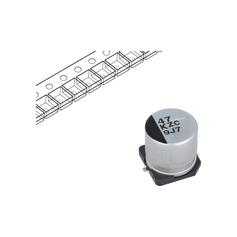 Condensator Hibrid 47uF 80VDC SMD | Electronic-mag.ro | Componente Electronice Condensator Hibrid 47uF 80VDC SMD | Electronic-mag.ro | Componente Electronice