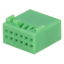 Carcasă Conector Mufă Quadlock Verde VW 2011 PIN 12 | Electronic-mag.ro | Componente Electronice