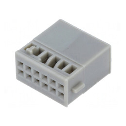 Carcasă Conector Mufă Albă VW 2011 Quadlock 12 PIN | Electronic-mag.ro | Componente Electronice