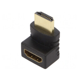 Adaptor HDMI 270° Soclu-Mufă Neagră | Electronic-mag.ro | Componente Electronice
