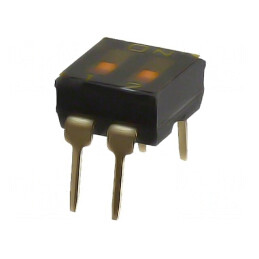 Comutator DIP 2 secțiuni ON-OFF 24VDC | Electronic-mag.ro | Componente Electronice