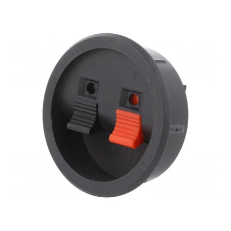 Terminal difuzor Ø48mm Ø64mm pe panou cu înșurubare | Electronic-mag.ro | Componente Electronice