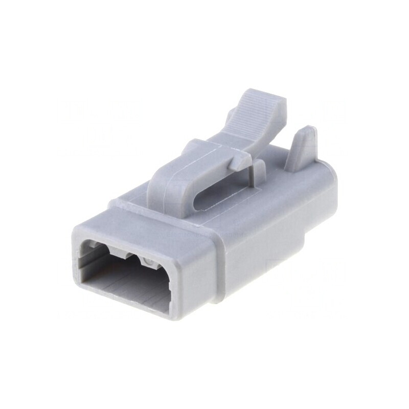 Conector cablu-cablu 3 PIN gri IP67 | Electronic-mag.ro | Componente Electronice