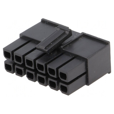 Mufă cablu-cablu/PCB mamă Mega-Fit 5,7mm 12 pini 23A | Electronic-mag.ro | Componente Electronice