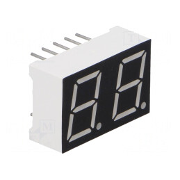 Afişaj LED 7 Segmente 10mm 2 Digiti Albastru | Electronic-mag.ro | Componente Electronice