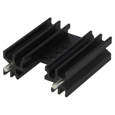 Radiator Extrudat Negru TO220 38x34.5x12.5mm | Electronic-mag.ro | Componente Electronice
