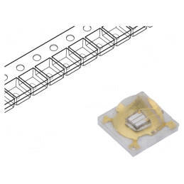 LED UV 3535 130° 350mA 400-410nm SMD