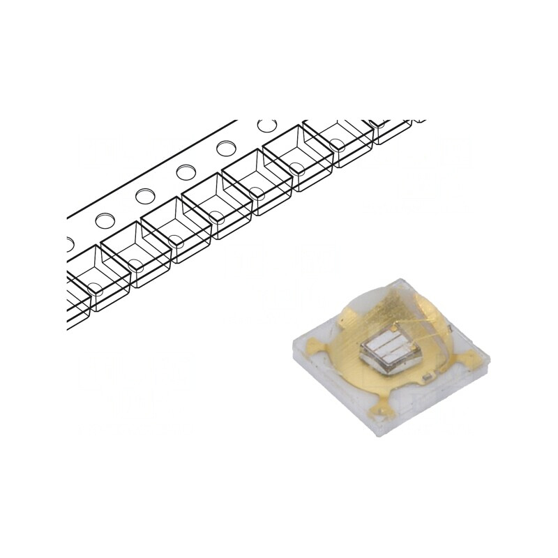 LED UV 3535 130° 350mA 400-410nm SMD | Electronic-mag.ro | Componente Electronice
