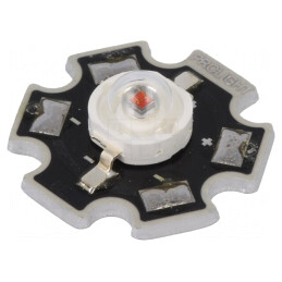 LED Putere Ambră 1W 350mA | Electronic-mag.ro | Componente Electronice