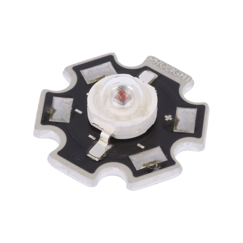LED Putere Roșie 1W 350mA 130° | Electronic-mag.ro | Componente Electronice