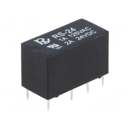 Releu Electromagnetic DPDT 24V 2A | Electronic-mag.ro | Componente Electronice