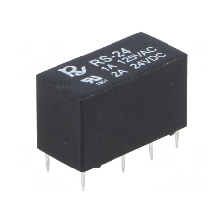 Releu Electromagnetic DPDT 24V 2A | Electronic-mag.ro | Componente Electronice