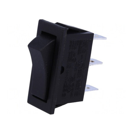 Comutator Basculant ON-ON Negru 10A 250V | Electronic-mag.ro | Componente Electronice