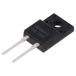 Diodă Redresoare Schottky SiC 650V 6A 88W ITO220AC | Electronic-mag.ro | Componente Electronice