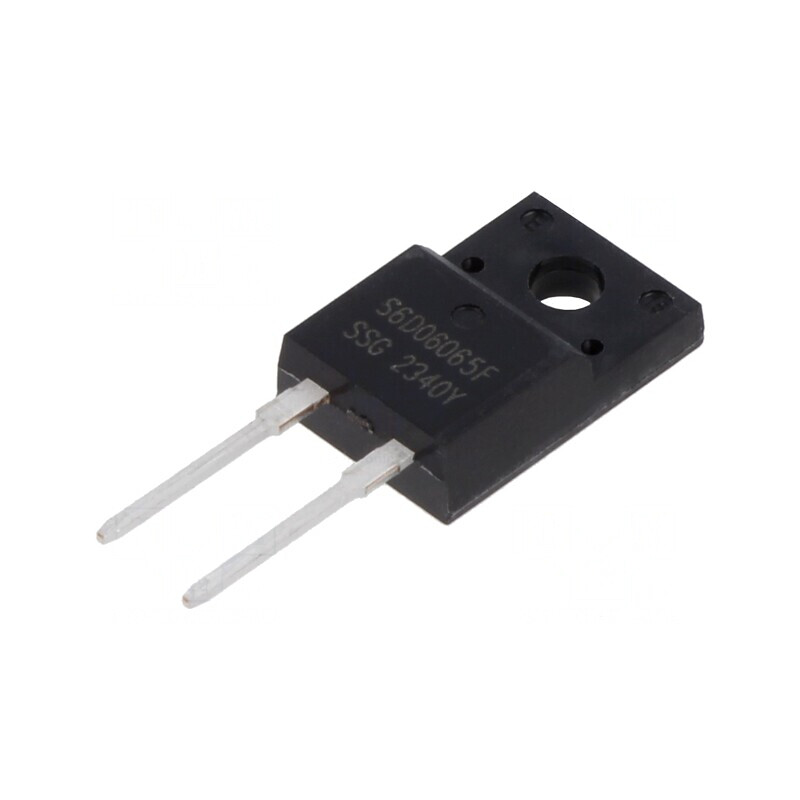 Diodă Redresoare Schottky SiC 650V 6A 88W ITO220AC | Electronic-mag.ro | Componente Electronice