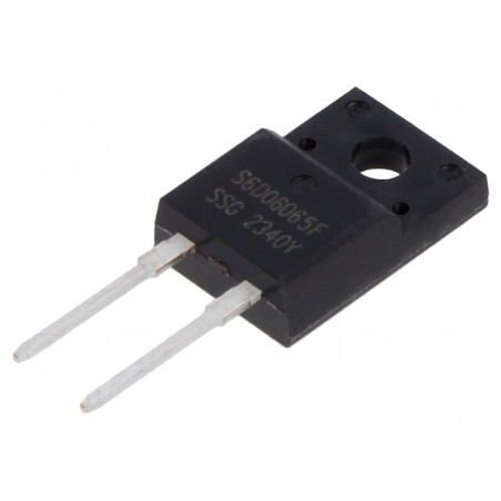 Diodă Redresoare Schottky SiC 650V 6A 88W ITO220AC | Electronic-mag.ro | Componente Electronice