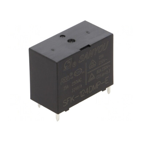 Releu electromagnetic 24VDC 25A SPST-NO SFK | Electronic-mag.ro | Componente Electronice