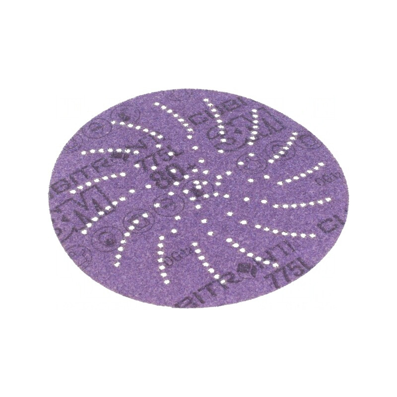 Rolă Șlefuit 125mm Granularitate 80 cu Orificii | Electronic-mag.ro | Componente Electronice