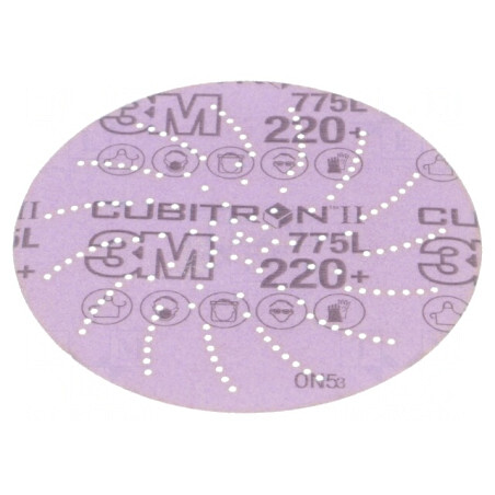 Rolă Șlefuit 125mm Granularitate 220 Orificii CUBITRON II | Electronic-mag.ro | Componente Electronice
