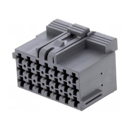 Conector Automotive JPT Mamă Gri 5mm 21 PIN | Electronic-mag.ro | Componente Electronice