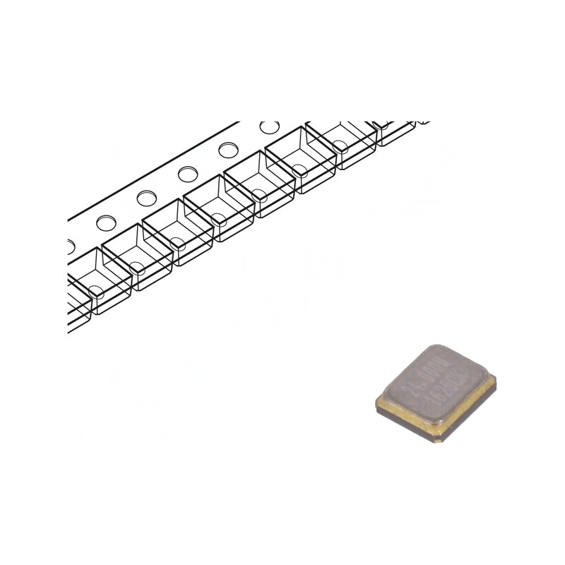 Rezonator de cuarţ SMD 24MHz 10pF | Electronic-mag.ro | Componente Electronice
