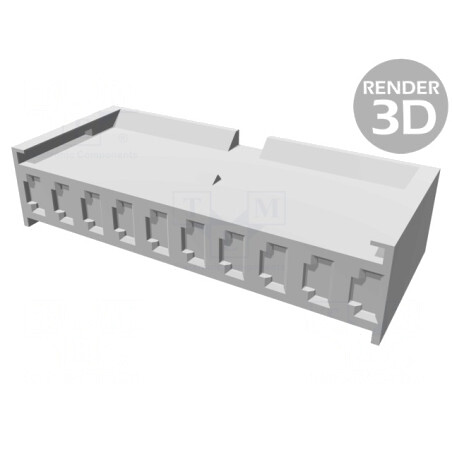 Conector Cablu-Placă Mamă 10 PIN 3,96mm | Electronic-mag.ro | Componente Electronice