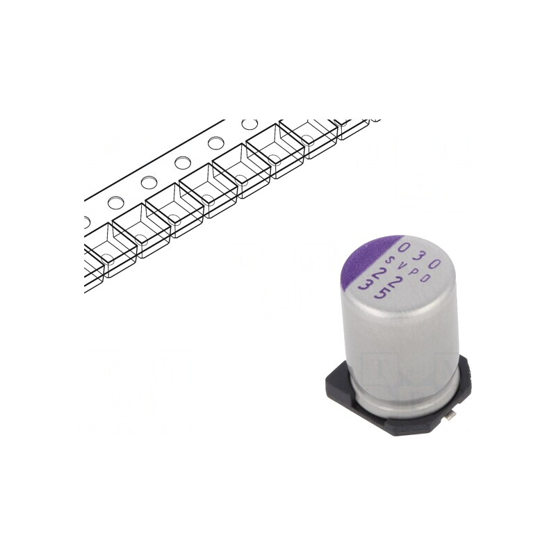 Condensator Polimeric 22uF 35V SMD | Electronic-mag.ro | Componente Electronice