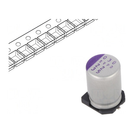Condensator Polimeric 22uF 35V SMD | Electronic-mag.ro | Componente Electronice