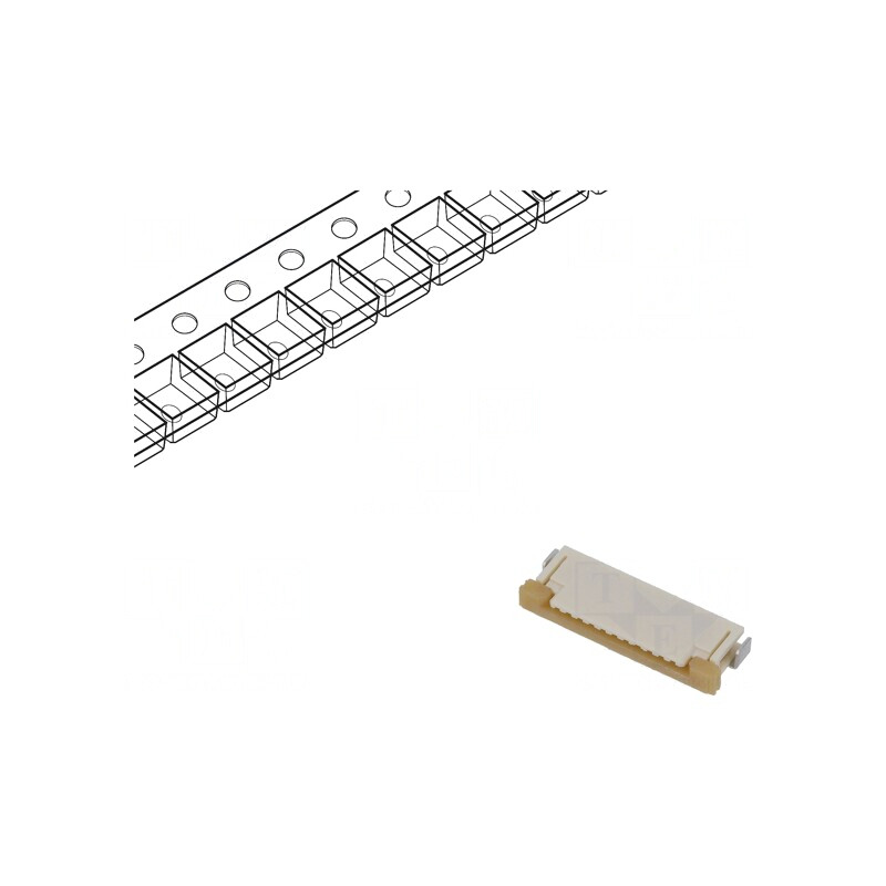 Conector FFC/FPC Orizontal 11 Pin ZIF | Electronic-mag.ro | Componente Electronice Conector FFC/FPC Orizontal 11 Pin ZIF | Electronic-mag.ro | Componente Electronice