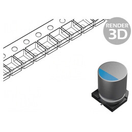 Condensator Polimeric Low ESR 220uF 16V SMD