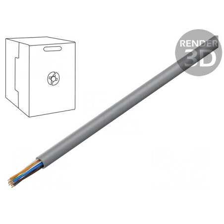 Cablu Ethernet UTP Cat5e Cu PVC Gri 305m | Electronic-mag.ro | Componente Electronice