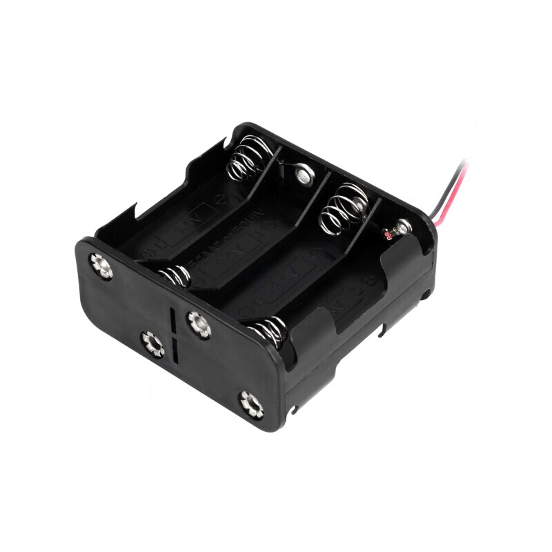 Suport Baterii 8xAA cu Cabluri Negre 150mm | Electronic-mag.ro | Componente Electronice Suport Baterii 8xAA cu Cabluri Negre 150mm | Electronic-mag.ro | Componente Electronice