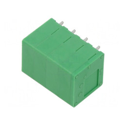 Regletă de conexiuni PCB 90° 5mm 4 piste 20A | Electronic-mag.ro | Componente Electronice
