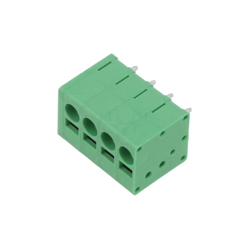 Regletă Conexiuni PCB 5mm 4 Piste | Electronic-mag.ro | Componente Electronice