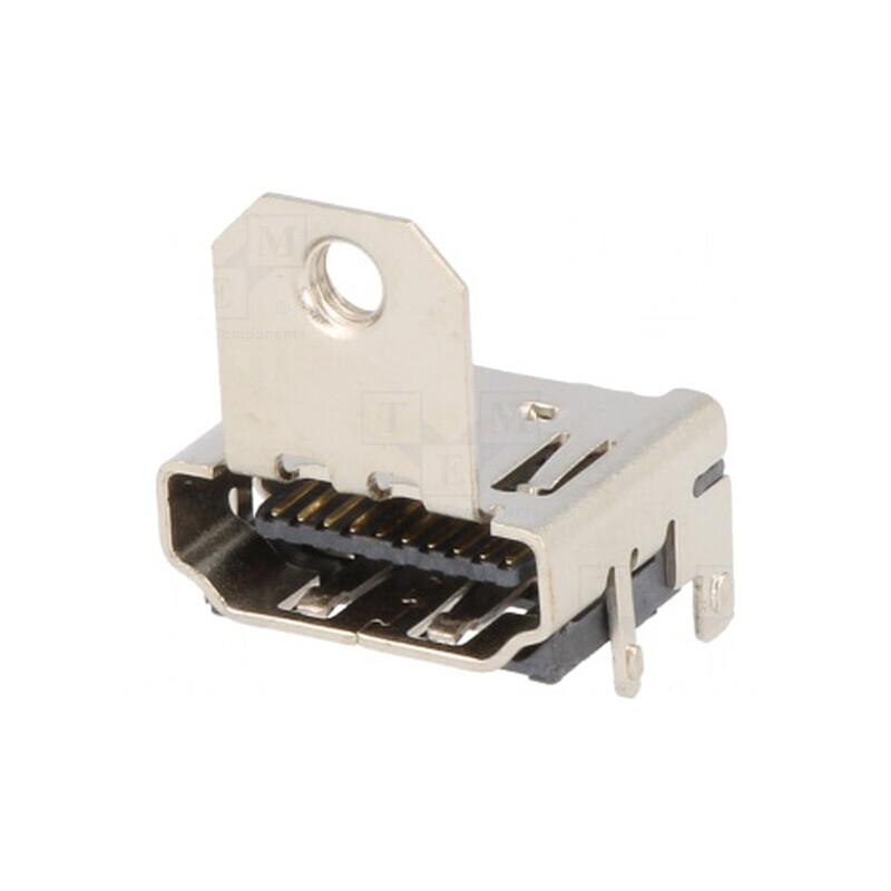 Conector HDMI 19 Pin Aurit 90° SMT | Electronic-mag.ro | Componente Electronice