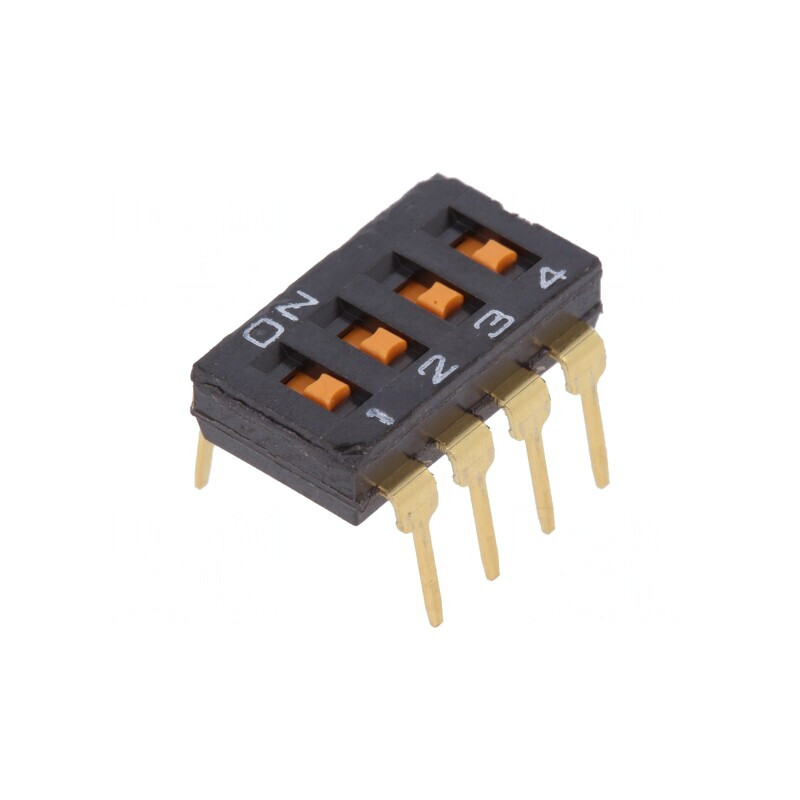 Comutator DIP-SWITCH 4 Secțiuni ON-OFF 24V | Electronic-mag.ro | Componente Electronice Comutator DIP-SWITCH 4 Secțiuni ON-OFF 24V | Electronic-mag.ro | Componente Electronice