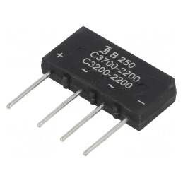 Punte Redresoare Monofazată 600V 3.7A | Electronic-mag.ro | Componente Electronice