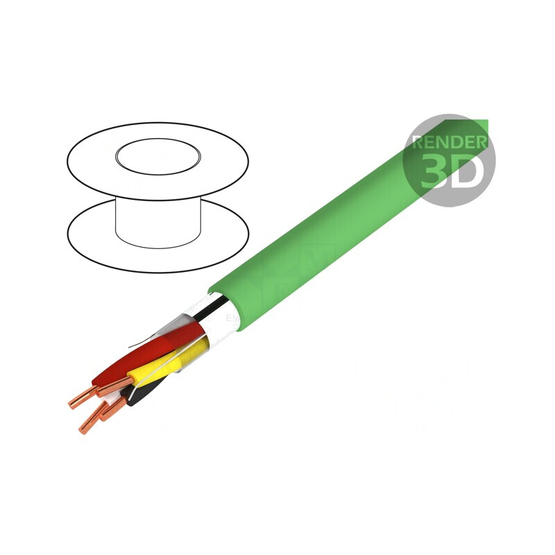 Cablu Transmisie Date 2x2x0,8mm Cu LSZH EiB/KNX | Electronic-mag.ro | Componente Electronice Cablu Transmisie Date 2x2x0,8mm Cu LSZH EiB/KNX | Electronic-mag.ro | Componente Electronice