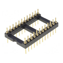 Soclu: circuite integrate; DIP24; Raster: 2,54mm; de precizie; THT