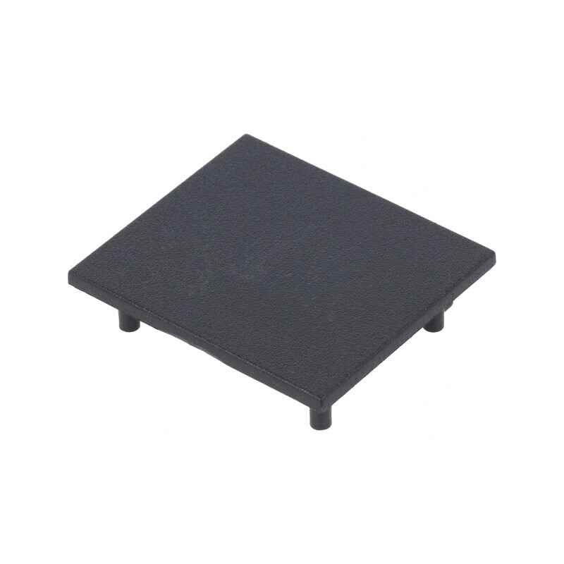 Obturator Negru pentru Profil LED, Set 2 Bucăți, ABS VARIO30-03 | Electronic-mag.ro | Componente Electronice