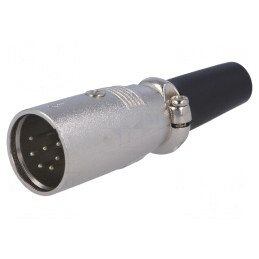 Mufă XLR Tată 7 Pin Drept Pe Cablu | Electronic-mag.ro | Componente Electronice