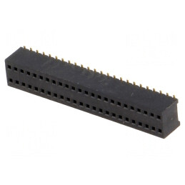 Soclu pini mamă 48 PIN drept 1,27mm SMT 2x24 | Electronic-mag.ro | Componente Electronice