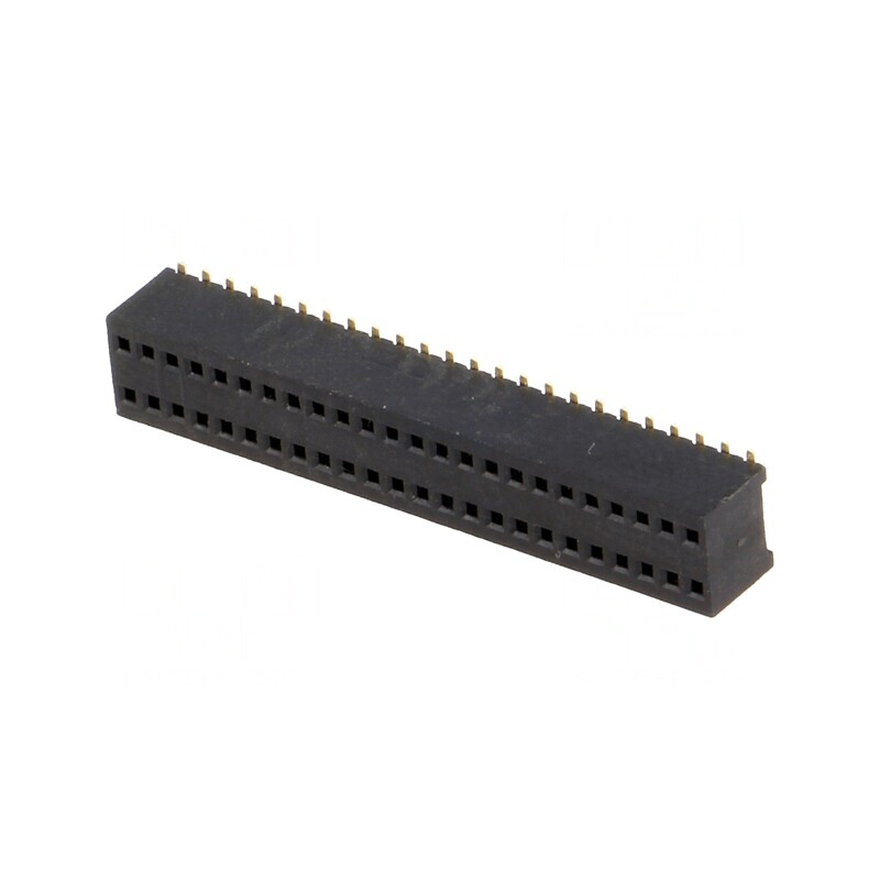 Soclu pini mamă 48 PIN drept 1,27mm SMT 2x24 | Electronic-mag.ro | Componente Electronice