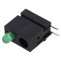 LED Verde 2,8mm 20mA 40° 10-20mcd | Electronic-mag.ro | Componente Electronice