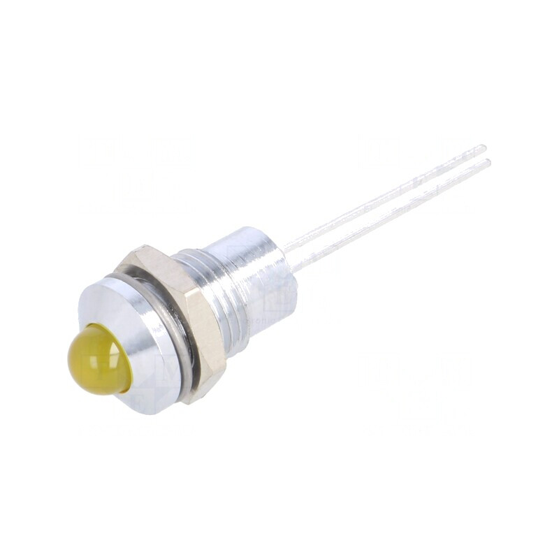 Lampă LED galbenă 2,1V DC Ø8mm 2pin | Electronic-mag.ro | Componente Electronice Lampă LED galbenă 2,1V DC Ø8mm 2pin | Electronic-mag.ro | Componente Electronice