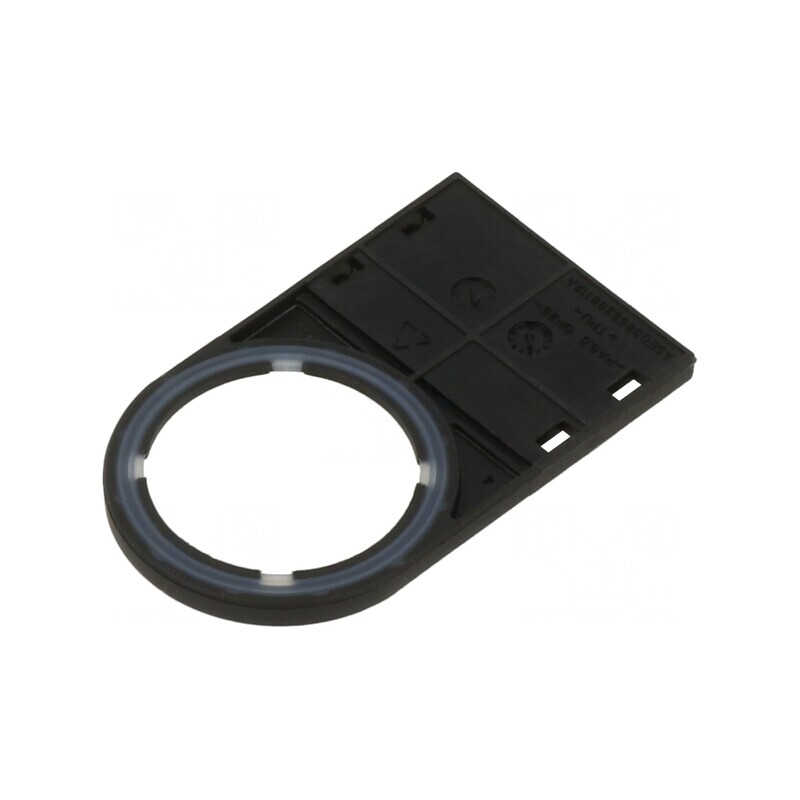 Tăbliţă Descriptivă Neagră 22mm | Electronic-mag.ro | Componente Electronice