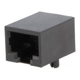 Soclu RJ45 8p8c PCB THT 90° | Electronic-mag.ro | Componente Electronice
