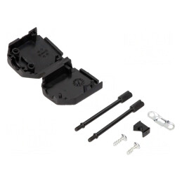 Carcasă pentru Conectori D-Sub 9pin și D-Sub HD 15pin | Electronic-mag.ro | Componente Electronice