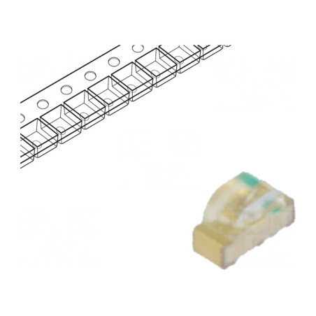LED SMD Verde 0604 1.6x1x0.6mm 3.3-3.9V | Electronic-mag.ro | Componente Electronice